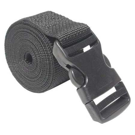 BULK-STRAP Cinch Strap, 1-1/2" x 96", Black A1596SSB