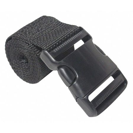 BULK-STRAP Cinch Strap, 2" x 48", Black A0248SSB