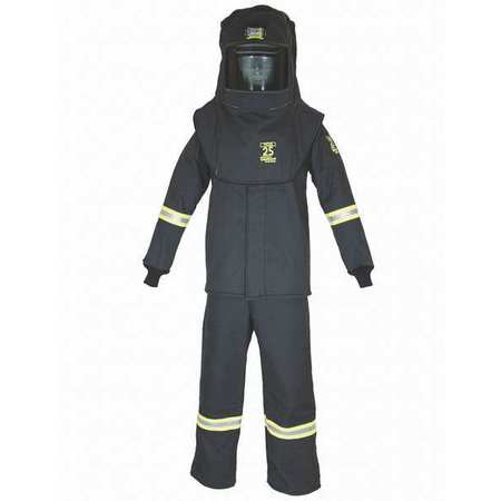 OBERON TCG25™ Series Arc Flash Hood, Coat, & Bib Suit Set TCG3B-L