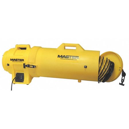 Master Confined Space Fan, Yellow, 14" H MB-P0813-DC25