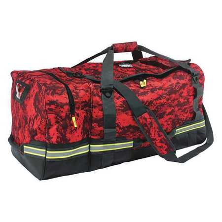 ERGODYNE Fire/Safety Gear Bag, Red, Polyester 5008
