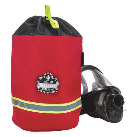 Ergodyne Bag/Tote, Mask Bag, Red, Nylon 5080