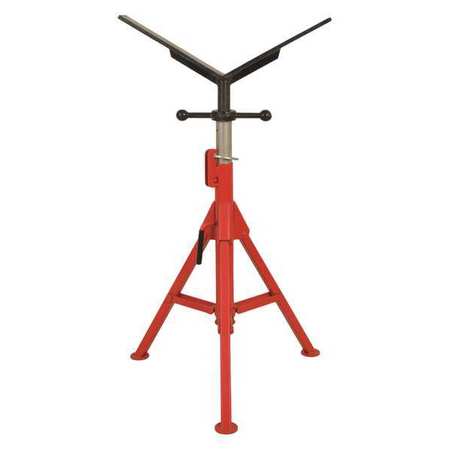 ROTHENBERGER V-Head Pipe Stand, 27" to 50" H 10644