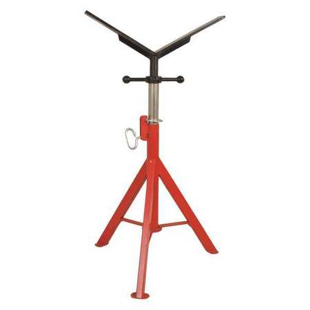 ROTHENBERGER V-Head Pipe Stand, 27" to 50" H 10643