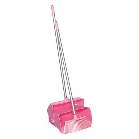 Remco Lobby Dust Pan and Broom Set, Pink 62501