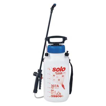 SOLO 1-1/2 gal. Clean line Handheld Sprayer, HDPE Tank, Fan Spray Pattern, 48" Hose Length 307-A