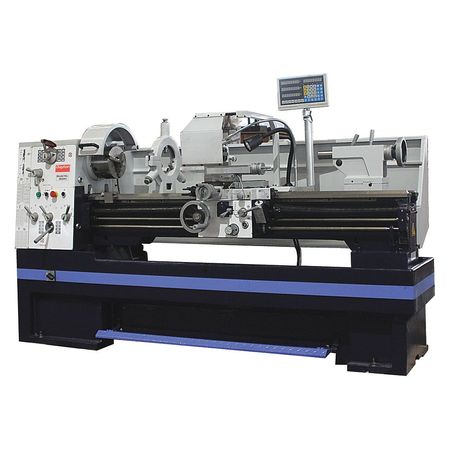 DAYTON Lathe, 230V AC Volts, 6 hp HP, 60 Hz, Three Phase 60 in Distance Between Centers 53UH14