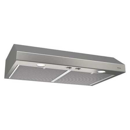 BROAN Range Hood, Under Cabinet, Silver, 1.4A BCSD130SS