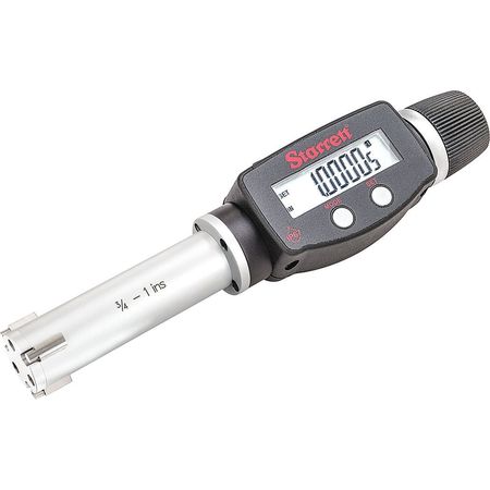 STARRETT Internal Micrometer, 3/4 to 1" Range 770BXTZ-1