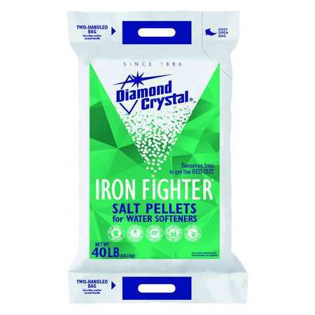 Diamond Crystal Water Softener Salt, 40 lb., Pellets 100012408