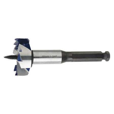 Irwin Wood Drilling Bit, Steel, Bit Dia. 1-3/4" 3046009