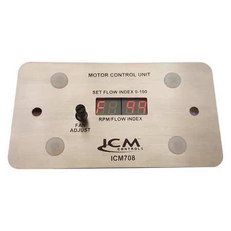 ICM Speed Control, Rotary, 0.1A, Silver ICM708