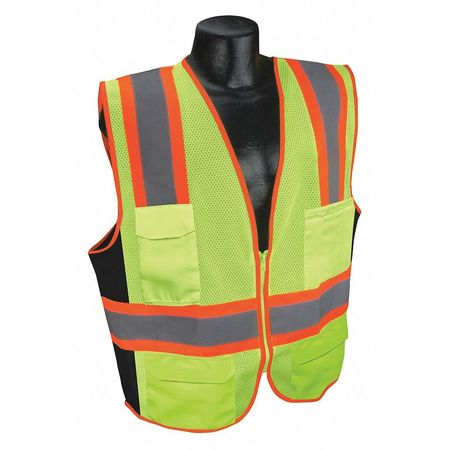 Condor High Visibility Vest, Yellow/Green, M 53YM81