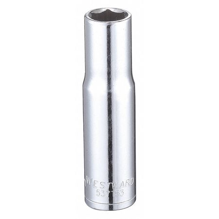 Westward 3/8 in Drive, 10mm Hex Metric Socket, 6 Points 53YT53