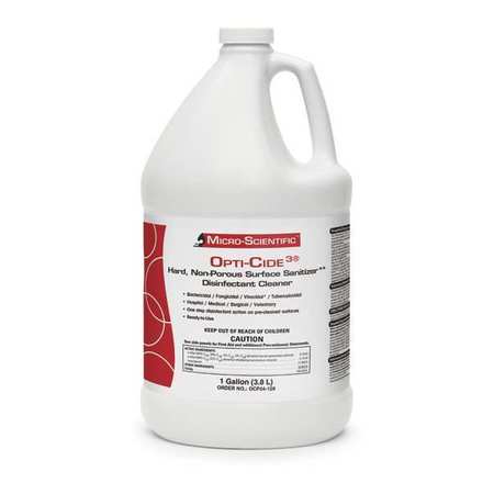 Micro-Scientific Healthcare Surface Disinfectant, 1 gal. Bottle, Unscented NEMSI1