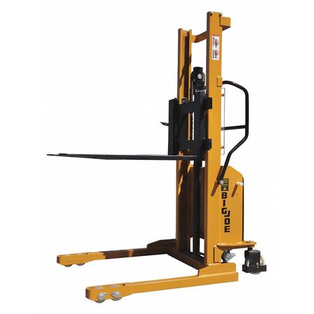 Big Joe 83"H Semi-Electric Stacker, Load Cap. 2200 lb. M22-116