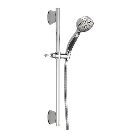 DELTA Faucet, 9-Setting Slide Bar Hand Shower, Chrome, Slide Bar 51549