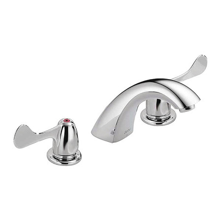 Delta Dual Handle 3-hole 6-16" installation Hole Widespread Lavatory Faucet, Chrome 3549LF-WFLGHDF
