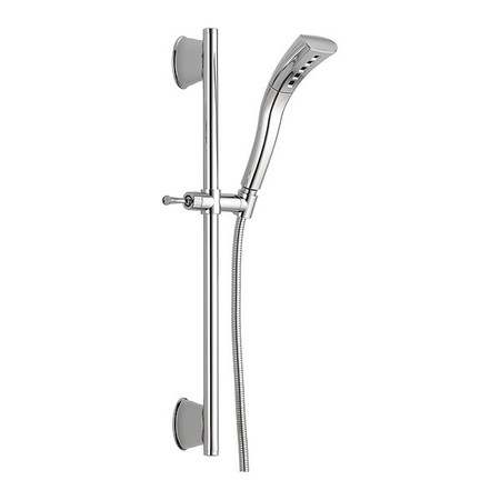 DELTA Faucet, 1-Setting Slide Bar Hand Shower, Chrome 51579