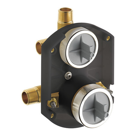 DELTA Universal Sohwer, Dvrtr Rgh In/Outlets, Material: Forged Brass R22000-WS