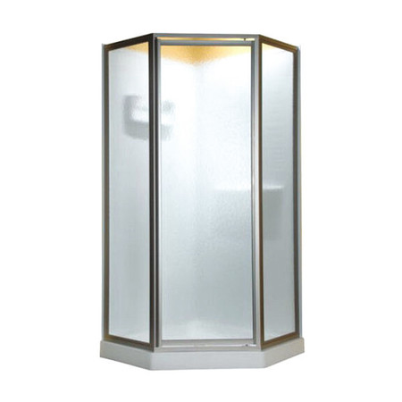 American Standard Neo-Angle Shower Door, Prestige Br Nkl AMPQF14.436.006
