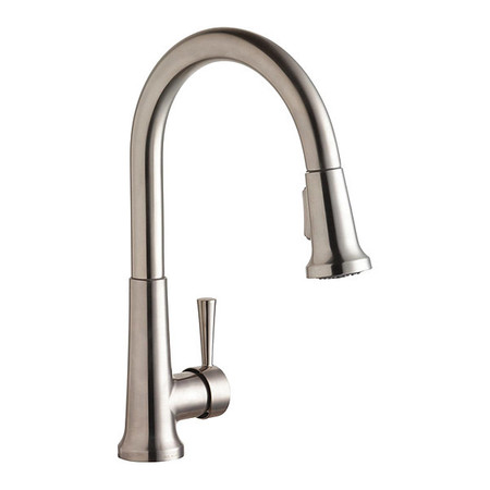 ELKAY Single Hole Only Mount, 1 Hole Faucet, Sngl Hole, Fw Levr, Lust Steel LK6000LS
