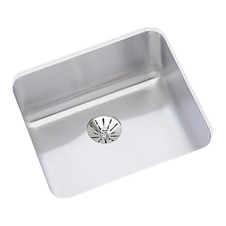 ELKAY Sink, Undermount Mount, 0 Hole, Lustrous Satin Finish ELUH1212PD