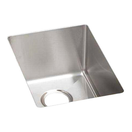 ELKAY Sink, SS, 13.5x18.5x9", Undr Bar ECTRU12179T