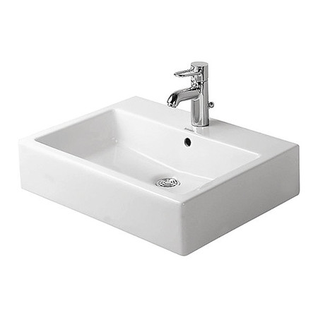 DURAVIT Lavatry, Above Cntr, Rctngl, 19-5/8x18-1/2" 04525000001