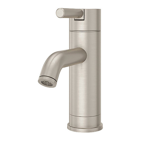 PFISTER Single Handle 1  or 3 Hole Bathroom Faucet, Brushed Nickel LG42-NK00