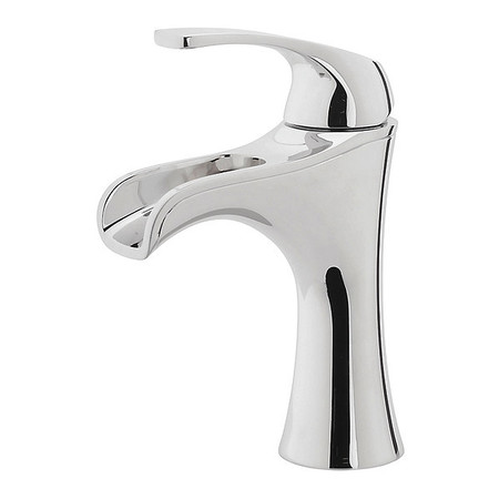 PFISTER Single Handle 4" Mount, 1  or 3 Hole Bathroom Faucet, Polished chrome LF-042-JDCC