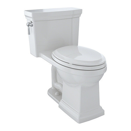 TOTO Toilet, 1.28 gpf, Tornado Flush, Floor Mount, Elongated, Colonial White MS814224CEFG#11