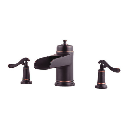 PFISTER Dual Handle 3 Hole Tub Trim Kit, Tuscan Bronze RT6-5YPY