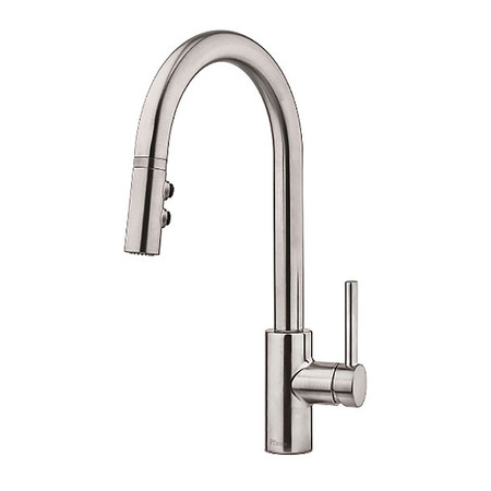 PFISTER Residential 1 or 3 Hole Kitchen Faucet, Pull-Down, 1-Handle, SS LG529-SAS