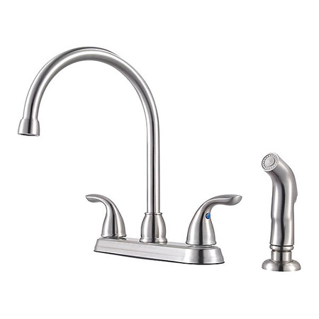 PFISTER 8" Mount, Residential 4 Hole Kitchen Faucet G136-500S