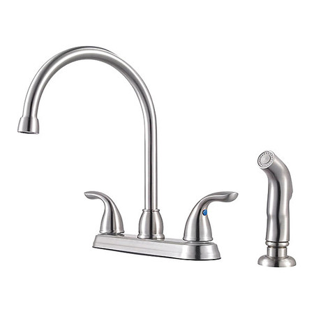 Pfister 8" Mount, Residential 4 Hole Kitchen Faucet G136-500S