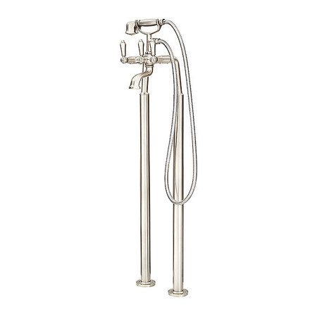 PFISTER 2 Hole Tub Filler w/Hand Showr, Brushed Nickel LG6-1TFK