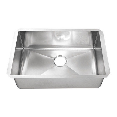 AMERICAN STANDARD Pekoe Sb Undermt 18G Ss Sink, Undermount Mount, Stainless steel Finish 18SB.10351800.075