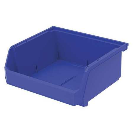 Zoro Select 50 lb Hang and Stack Bin, Plastic, Blue HSN250BLUEG