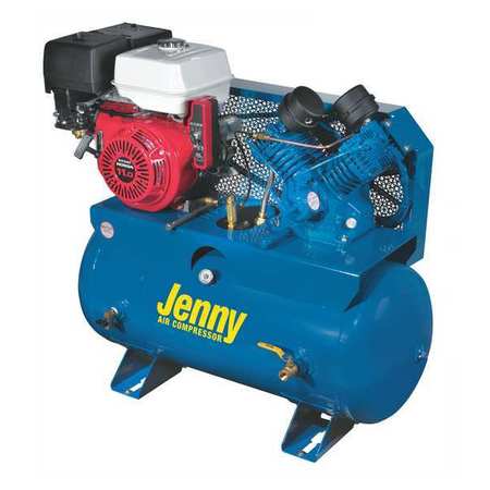 JENNY Air Compressor, 1 Stages, 11.0 HP, 18.3 cfm G11HGA-30T