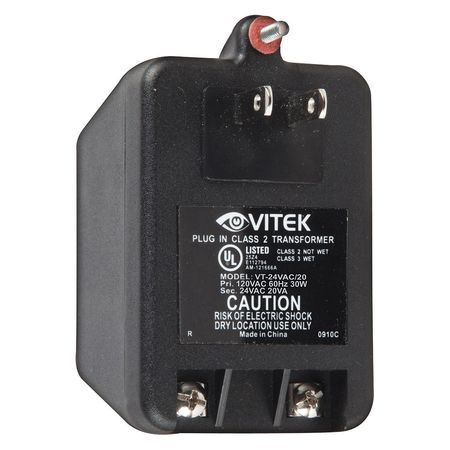 VITEK Power Supply, Output 24VAC, VA Rating 20 VT-24VAC/20