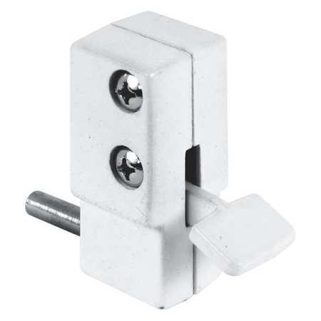 PRIMELINE TOOLS White, Step-On Sliding Patio Door Lock (Single Pack) U 9879
