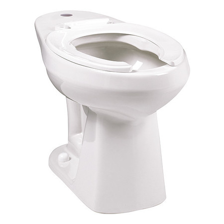 Mansfield Toilet Bowl, 1.28 / 1.6 gpf, Floor Mount, Elongated, White 1319