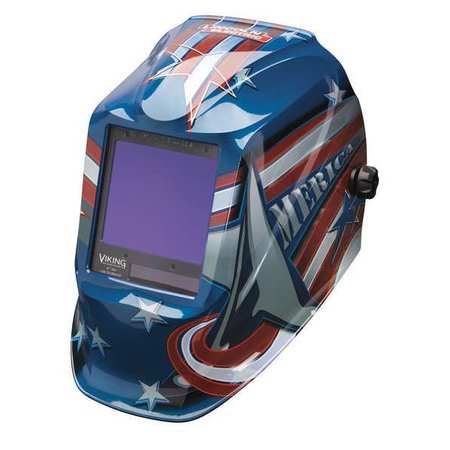 LINCOLN ELECTRIC Welding Helmet, American Flag Graphic K3175-4