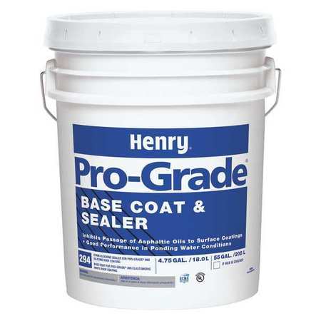 Henry Roofing Base Coating & Sealant, 5 gal, Pail, Gray PG294073