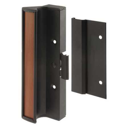 PRIMELINE TOOLS Sliding Door Handle Set, Black Aluminum (1 Set) MP1073