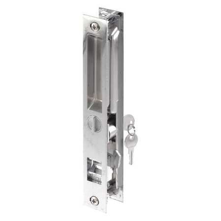 PRIMELINE TOOLS Keyed Sliding Door Flush Latch Handle Set, 6-5/8 in., Diecast Construction (Single Pack) C 1075