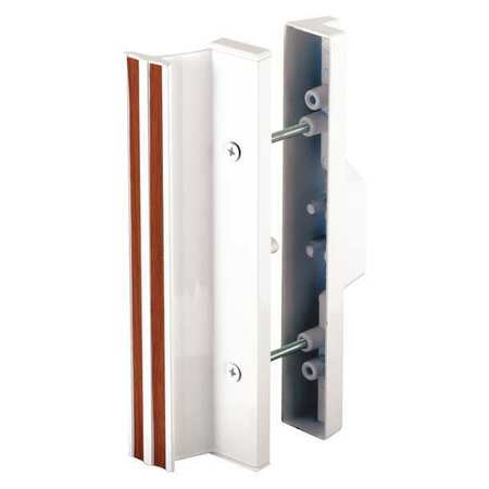 Primeline Tools 3-15/16 in., White Diecast, Mortise Style Sliding Patio Door Handle (Single Pack) C 1111
