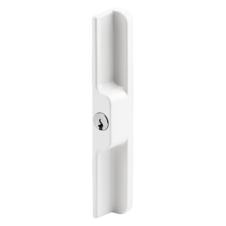 PRIMELINE TOOLS Diecast Hook Latch Sliding Door Handle, White (1 Set) C 1254