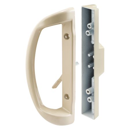 PRIMELINE TOOLS Almond Diecast, Inside and Outside Mortise Style Patio Door Handles (Single Pack) C 1327